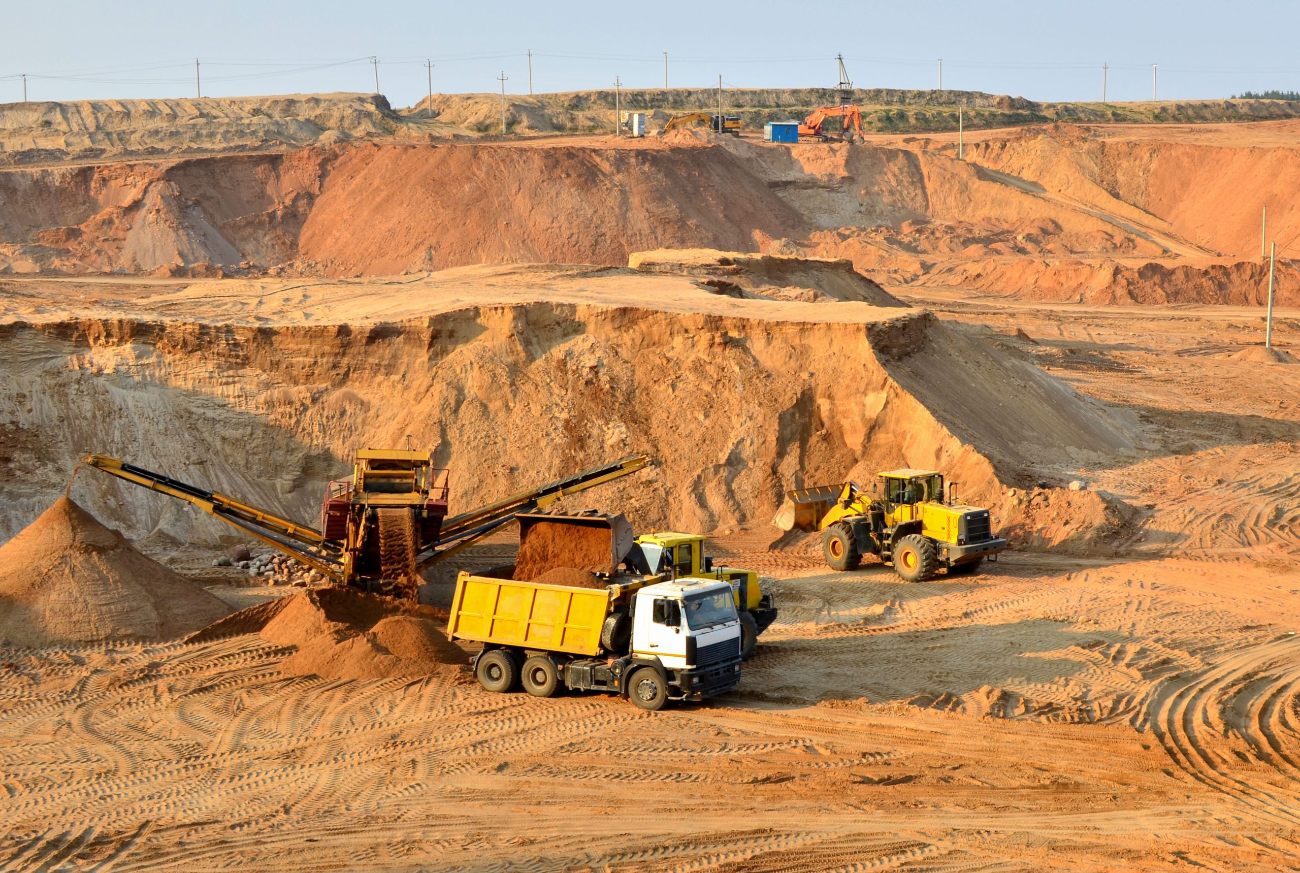 Active construction site